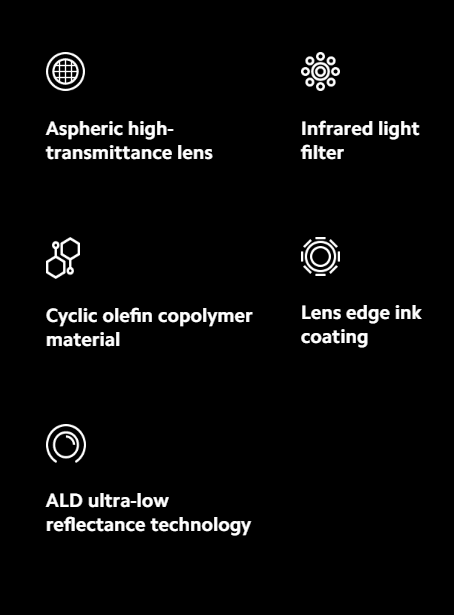 Lensa optik profesional Leica Disesuaikan dengan cermat untuk kemurnian lebih tinggi