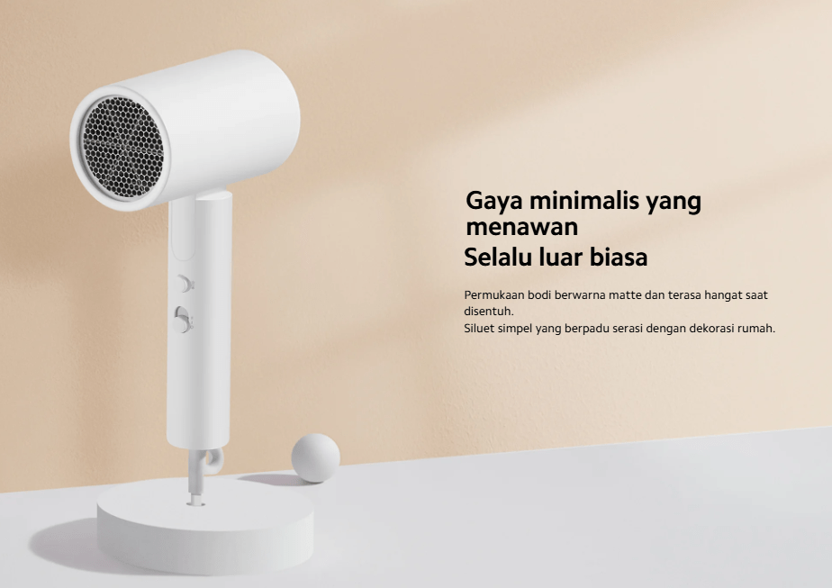 Desain Xiaomi Compact Hair Dryer H101-PostingMart com