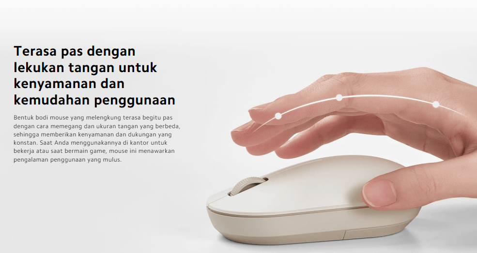 Desain Xiaomi Wireless Mouse Lite 2-PostingMart com (2)