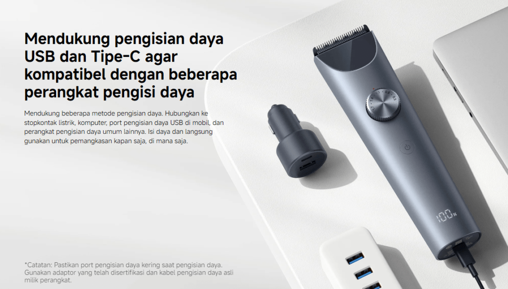 Fitur Utama Xiaomi Hair Clipper 2-PostingMart com (7)