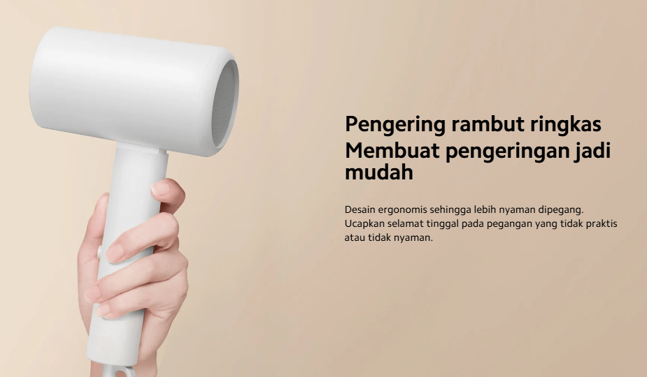 desain Xiaomi Compact Hair Dryer H101-PostingMart com