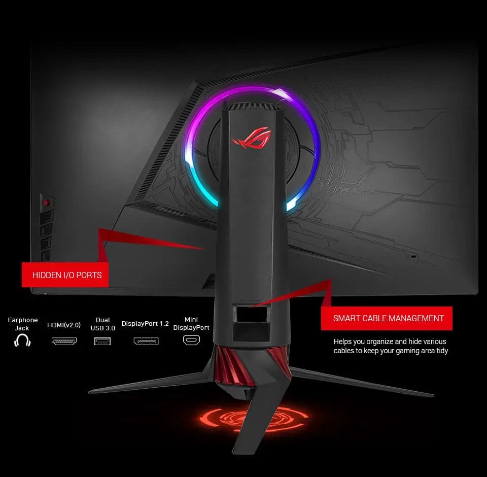 Konektivitas ASUS ROG Strix XG32VQ-PostingMart com